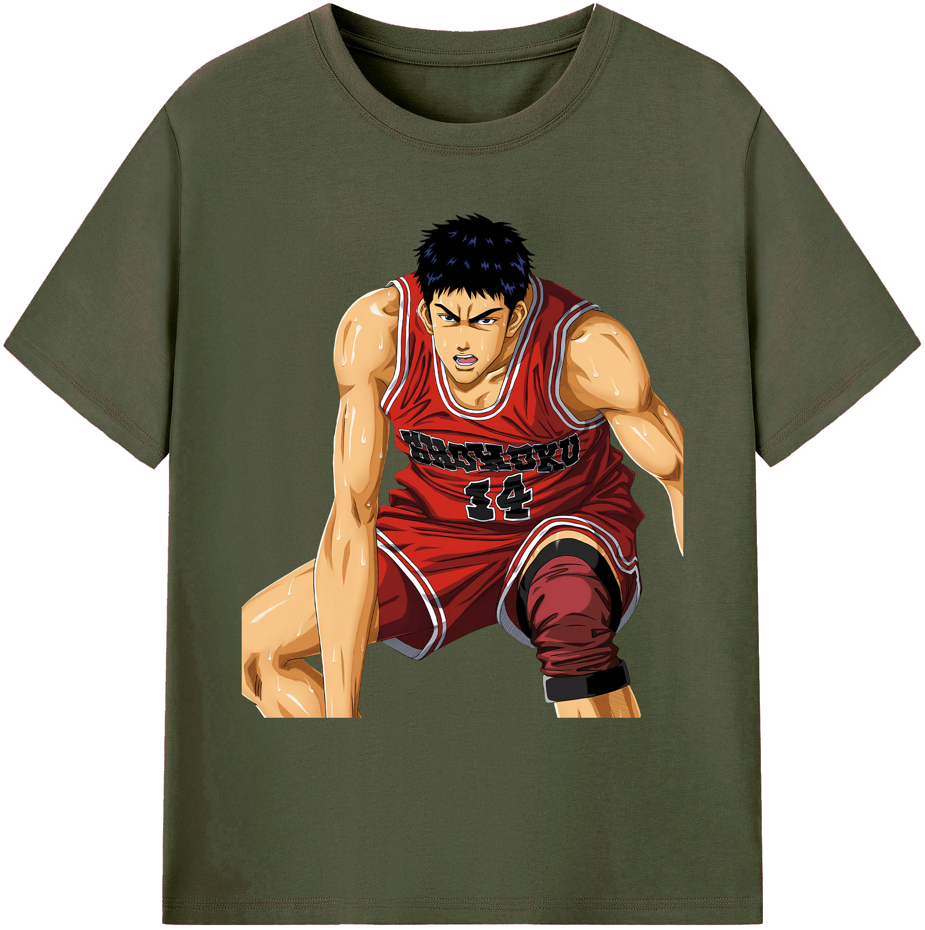 （画像用） SLAM DUNK／スラムダンク 綿100％ メンズ半袖Tシャツ｜肌触りやわらか＆通気性